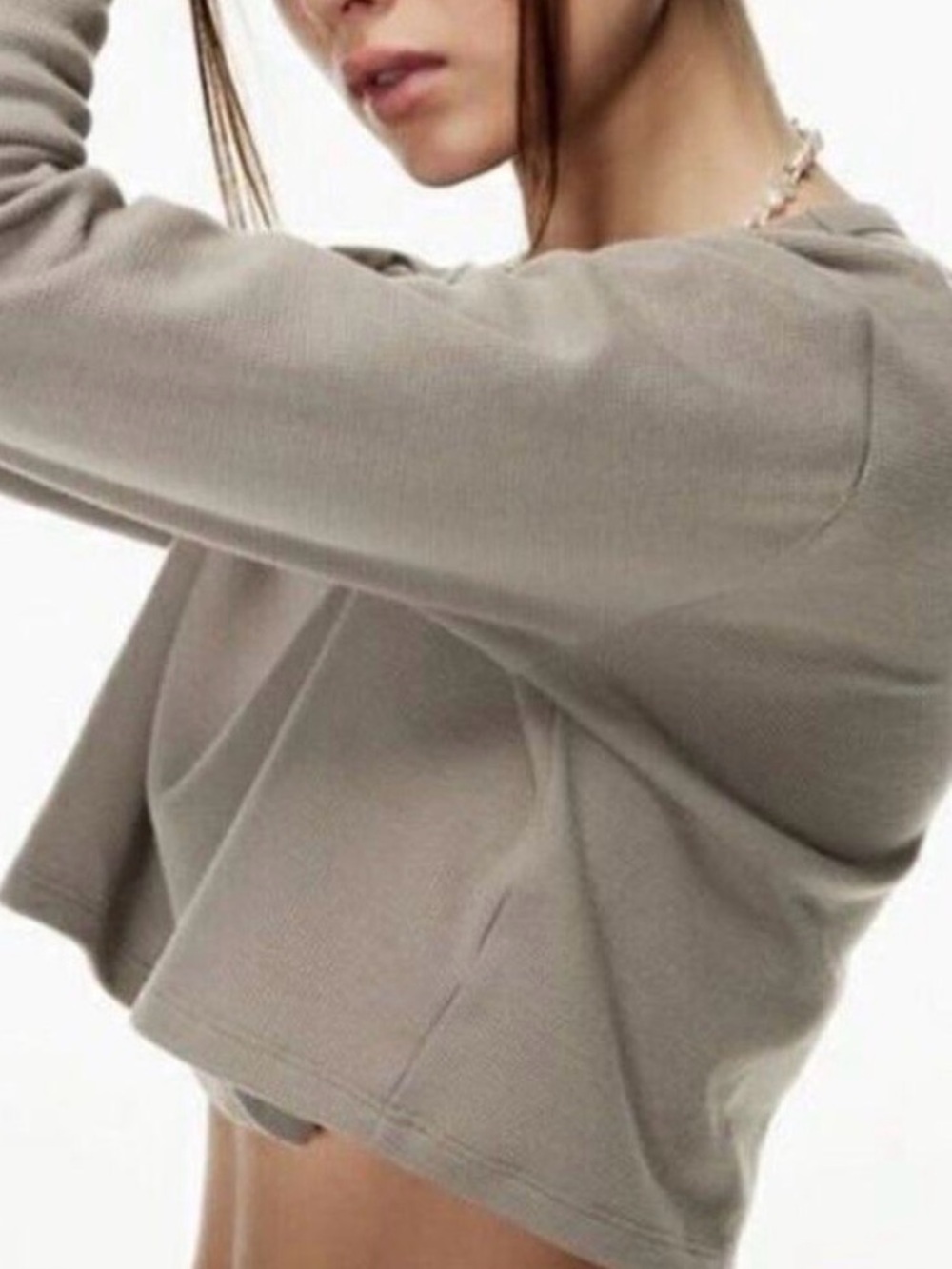Sunday Best Cropped Crew Sweater